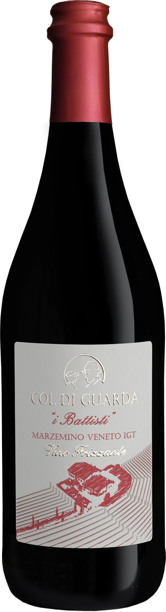 Bottiglia di Vino Marzemino Veneto I.G.T. frizzante della cantina Col di Guarda